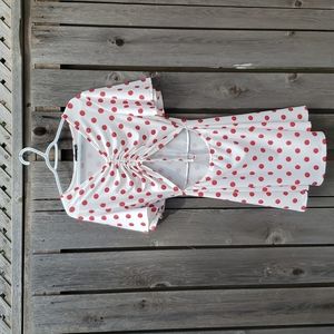 Pretty Little Thing, size 10, polka-dot dress